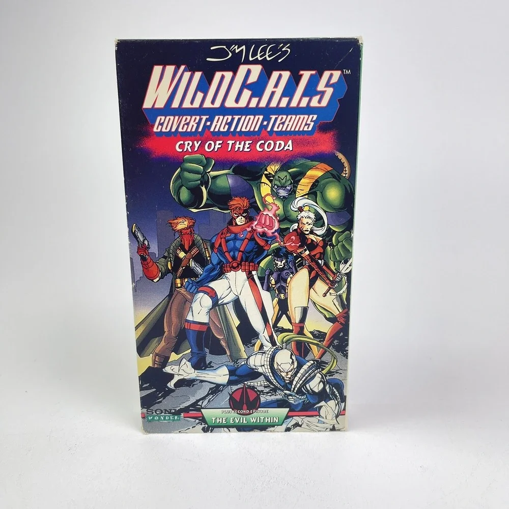 Jim Lee WILDCATS Cry of the Coda Vintage VHS Wildcats